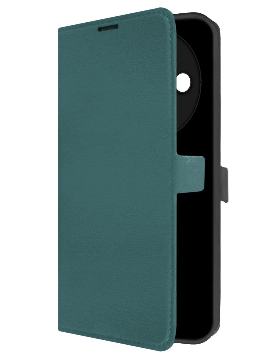 Чехол-книжка Krutoff Eco Book для Xiaomi Redmi A3/A3x/Poco C61 зелёный опал