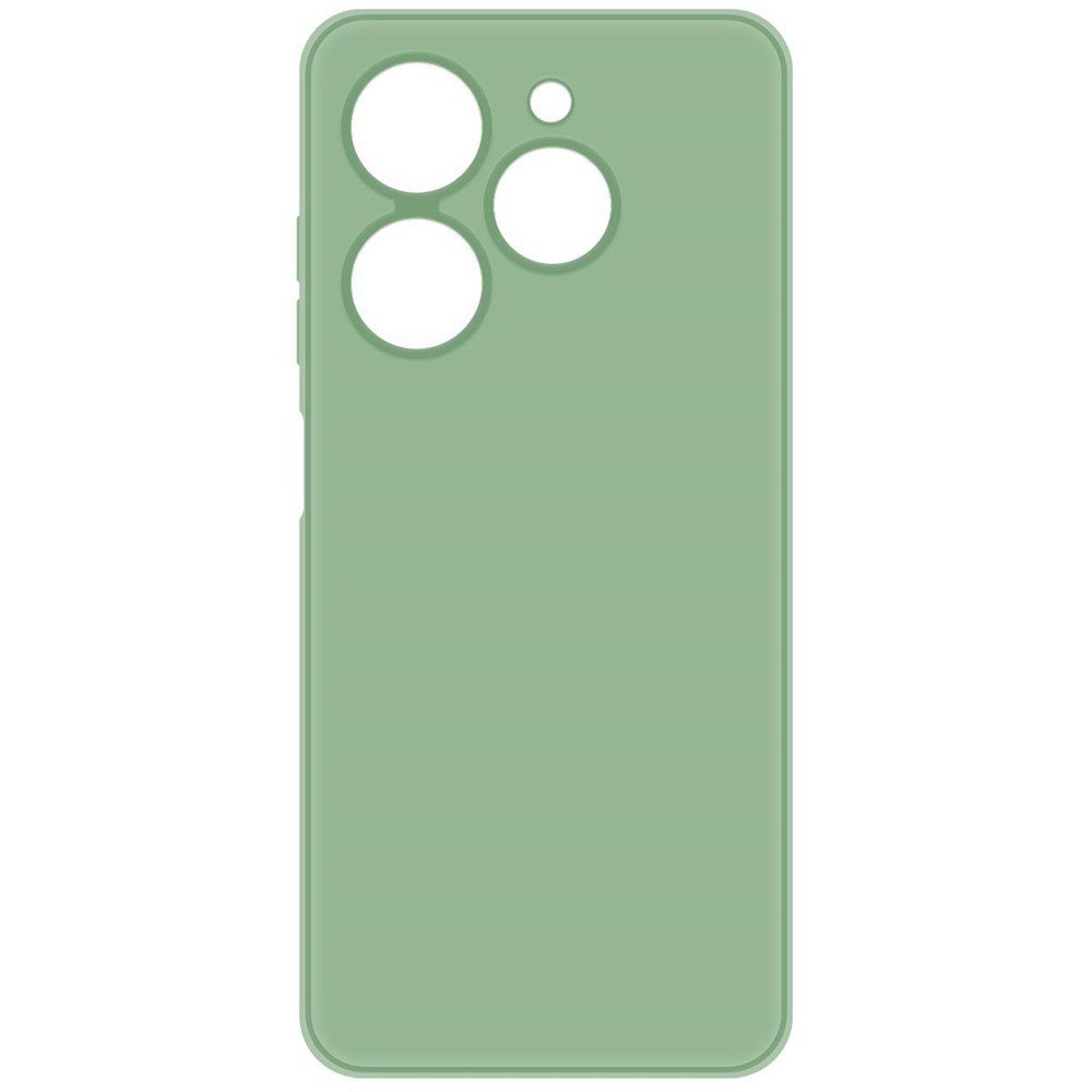 Чехол-накладка Krutoff Silicone Case для TECNO POP 8/Spark 20C/ Go 2024 зелёный
