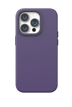 Чехол Puloka для iPhone 14 Pro Classic 301 экокожа (Purple)