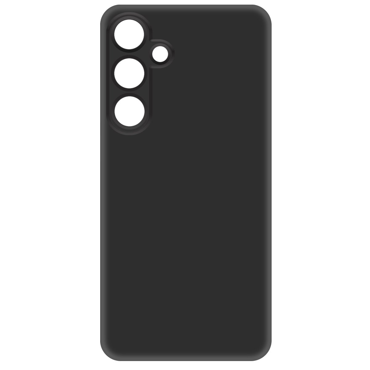Чехол-накладка Krutoff Soft Case для Samsung Galaxy S24 черный