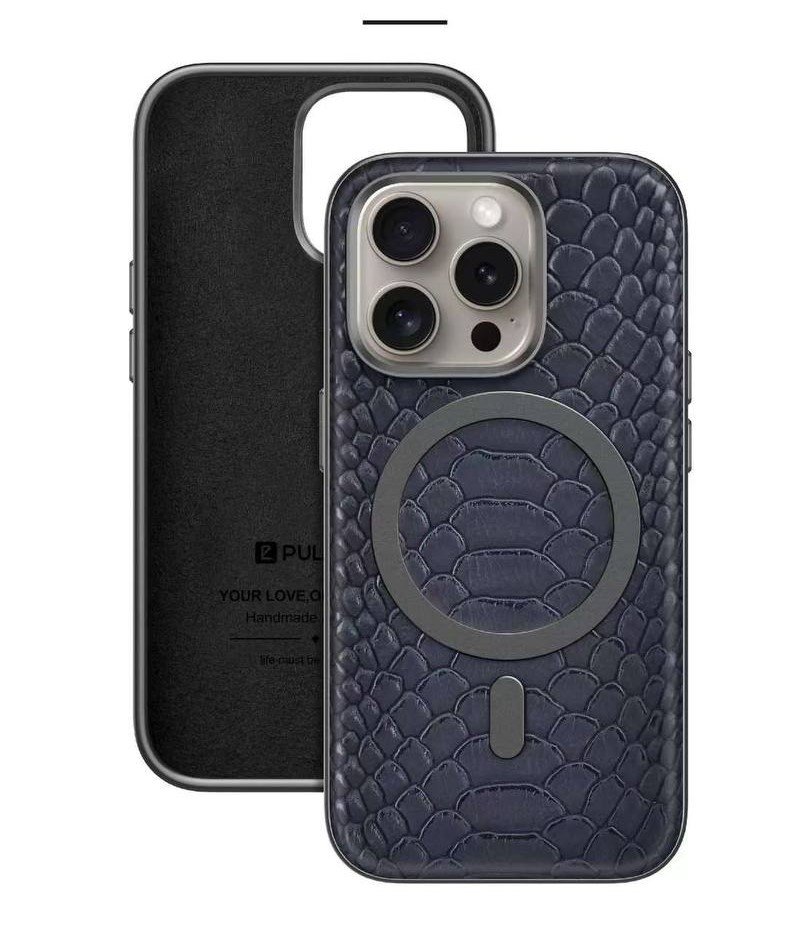 Чехол Puloka для iPhone 14 (MagSafe) PN-M05 (Black)