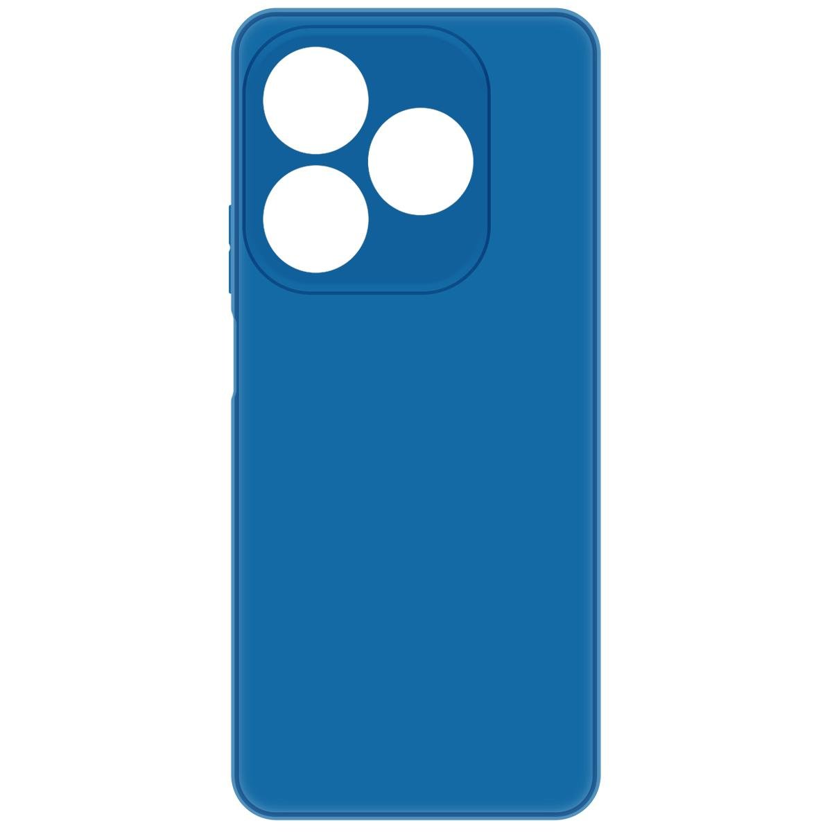 Чехол-накладка Krutoff Silicone Case для TECNO Spark 20 синий