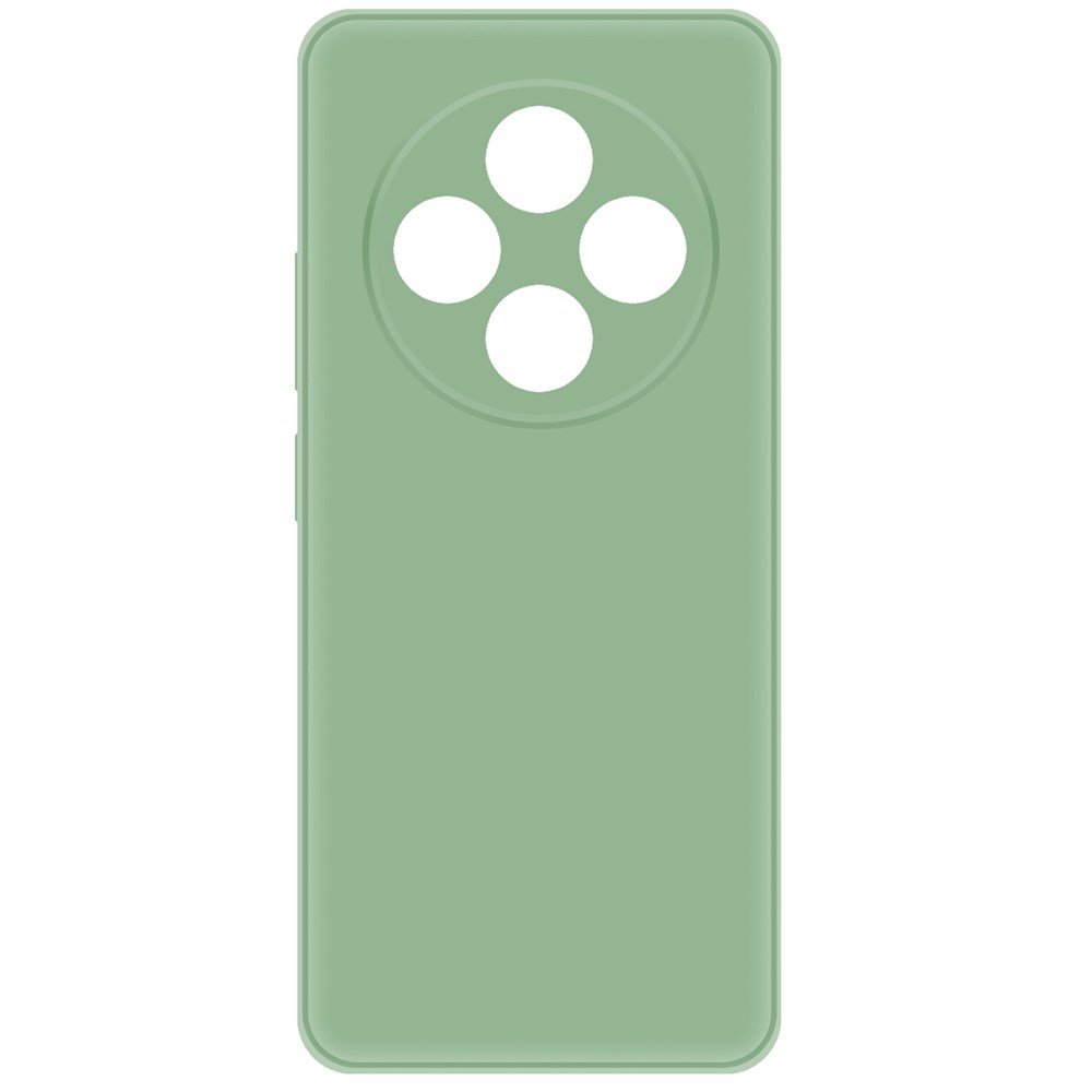 Чехол-накладка Krutoff Silicone Case для Xiaomi Redmi A3 Pro/14C/Poco M7 5G/C75 зелёный