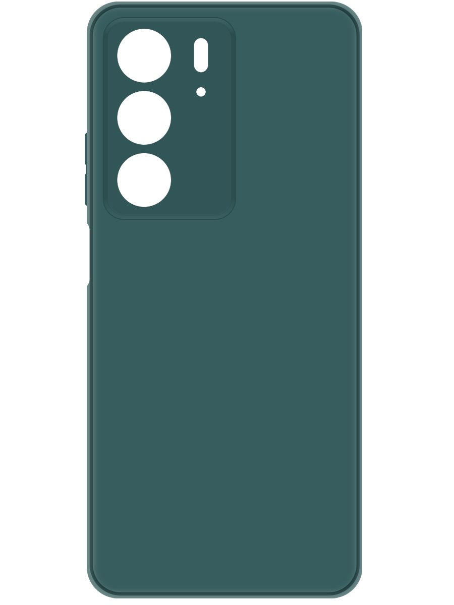 Чехол-накладка Krutoff Silicone Case для Realme C75 зелёный опал