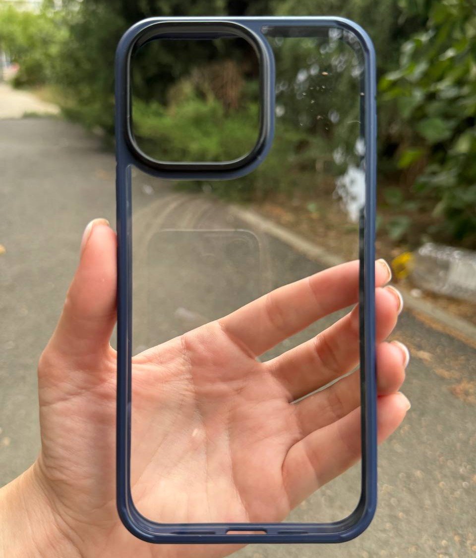 Чехол X-level Ice Crystal для iPhone 15 Pro (Blue)