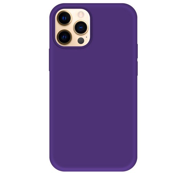Чехол-накладка Krutoff Silicone Case для iPhone 12 Pro Max (purple) 36