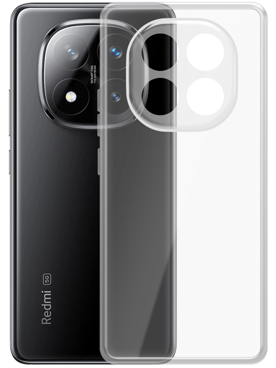 Чехол-накладка Krutoff Clear Case для Xiaomi Redmi Note 14 Pro+ 5G