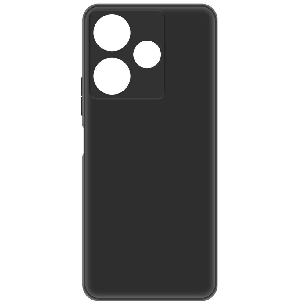 Чехол-накладка Krutoff Silicone Case для Xiaomi Redmi 13/Poco M6 4G черный