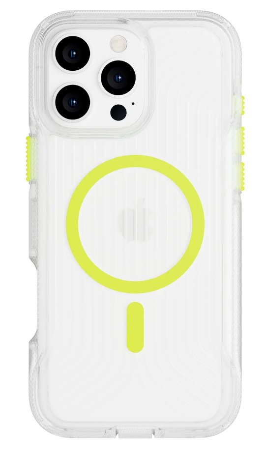 Чехол противоударный Tech21 FlexPro MagSafe + шнурок iPhone 16 Pro Салатовый