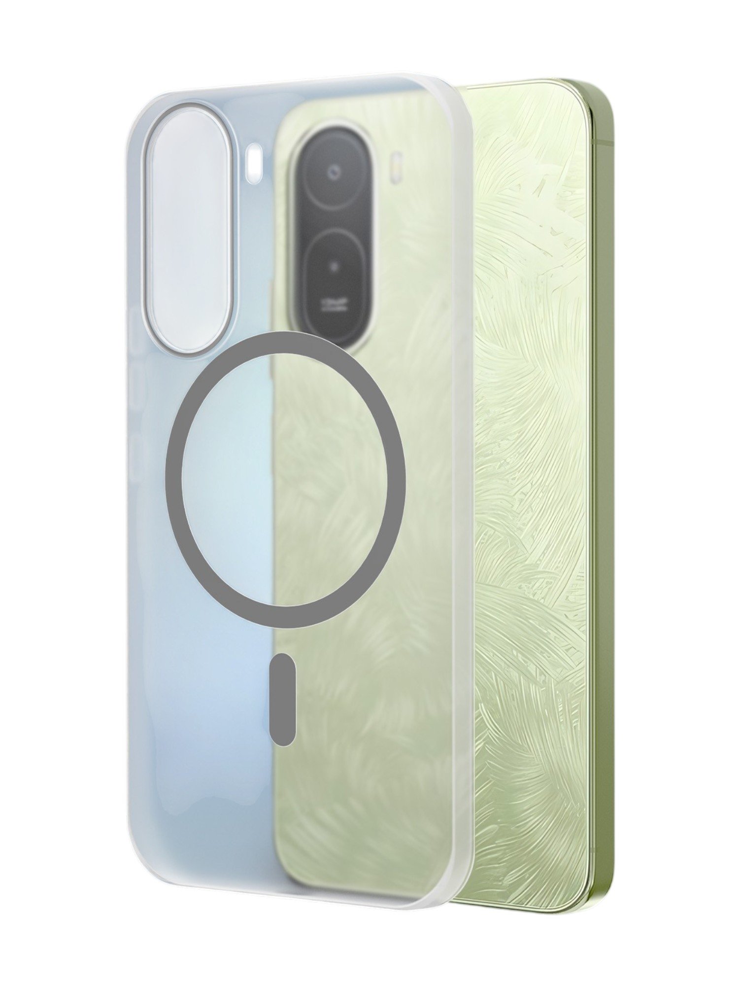 Чехол Ice Magnet Case для Xiaomi Redmi A7 Pro/ POCO C81 Pro прозрачный матовый