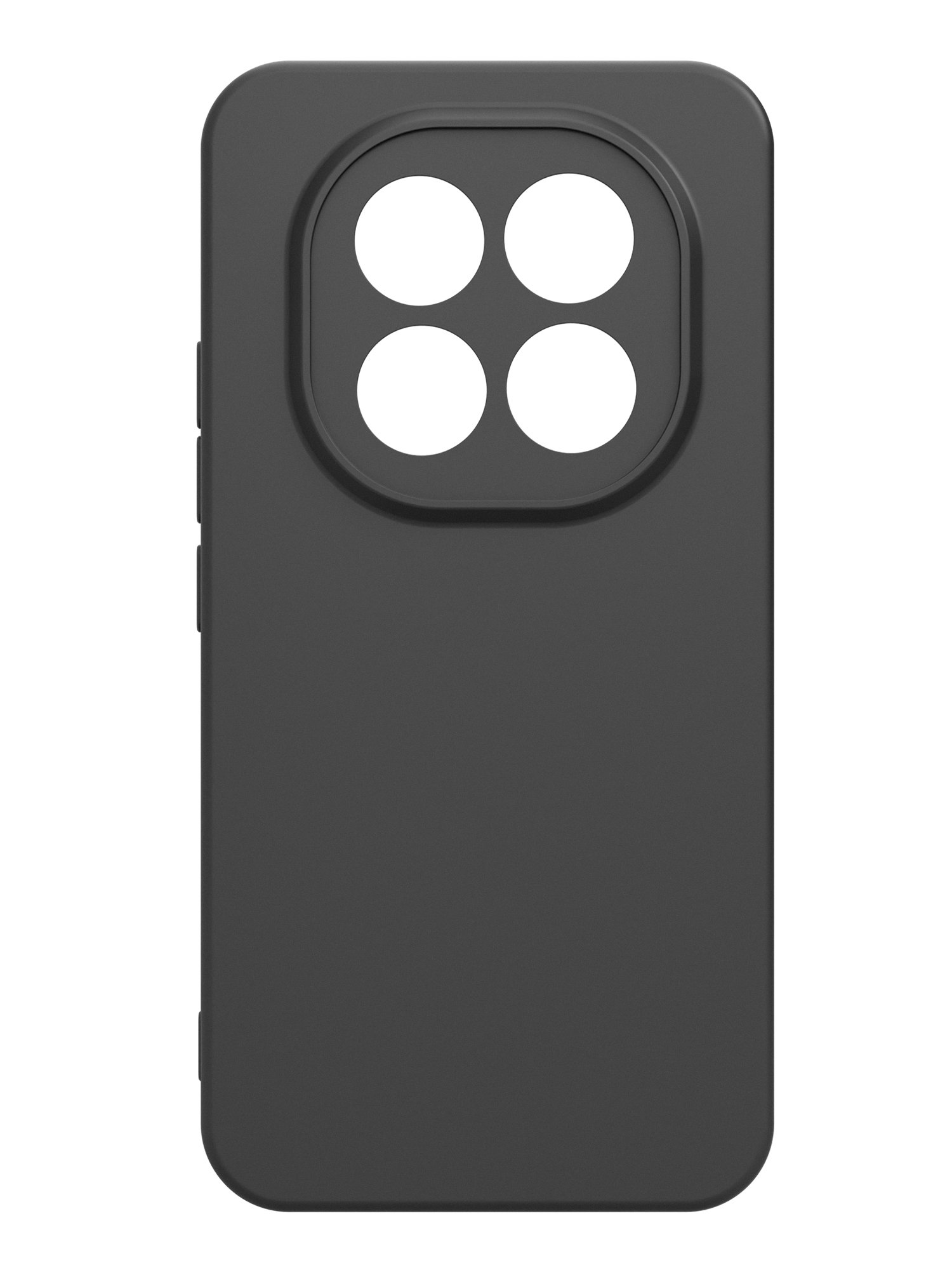 Чехол Silicone Case матовый для Xiaomi Redmi Note 15 Pro+ 5G черный