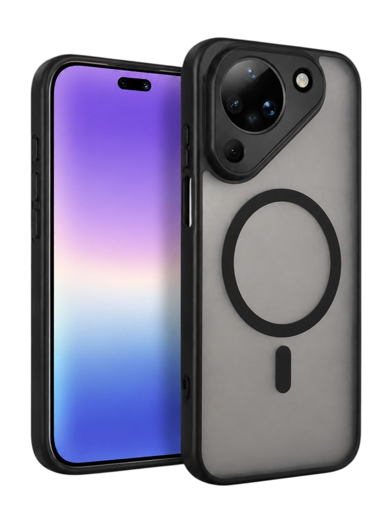 Чехол Matte Hybrid Case для Huawei Pura 90 c MagSafe черный