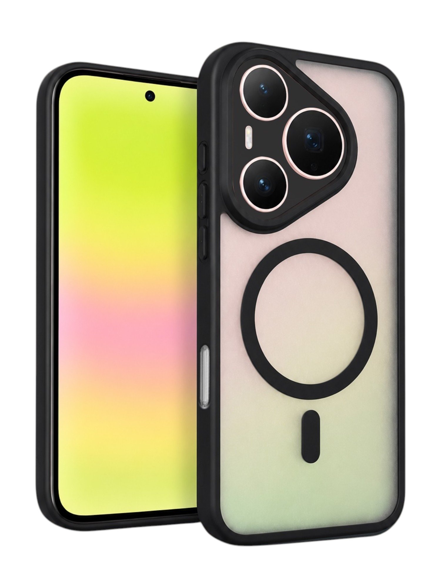 Чехол Matte Hybrid Case для Huawei Pura 90 Pro/ 90s Pro c MagSafe черный