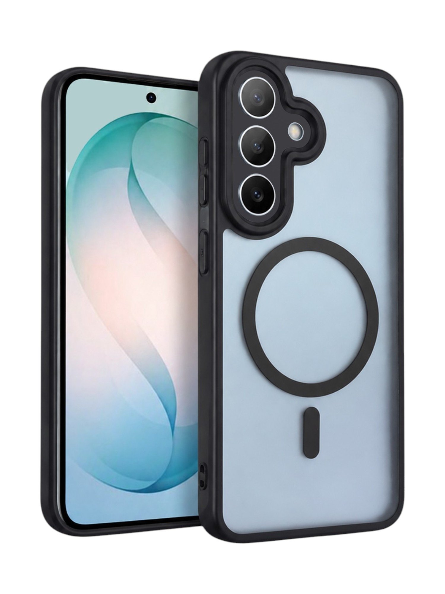 Чехол Matte Hybrid Case для Samsung Galaxy S26 Plus c MagSafe черный