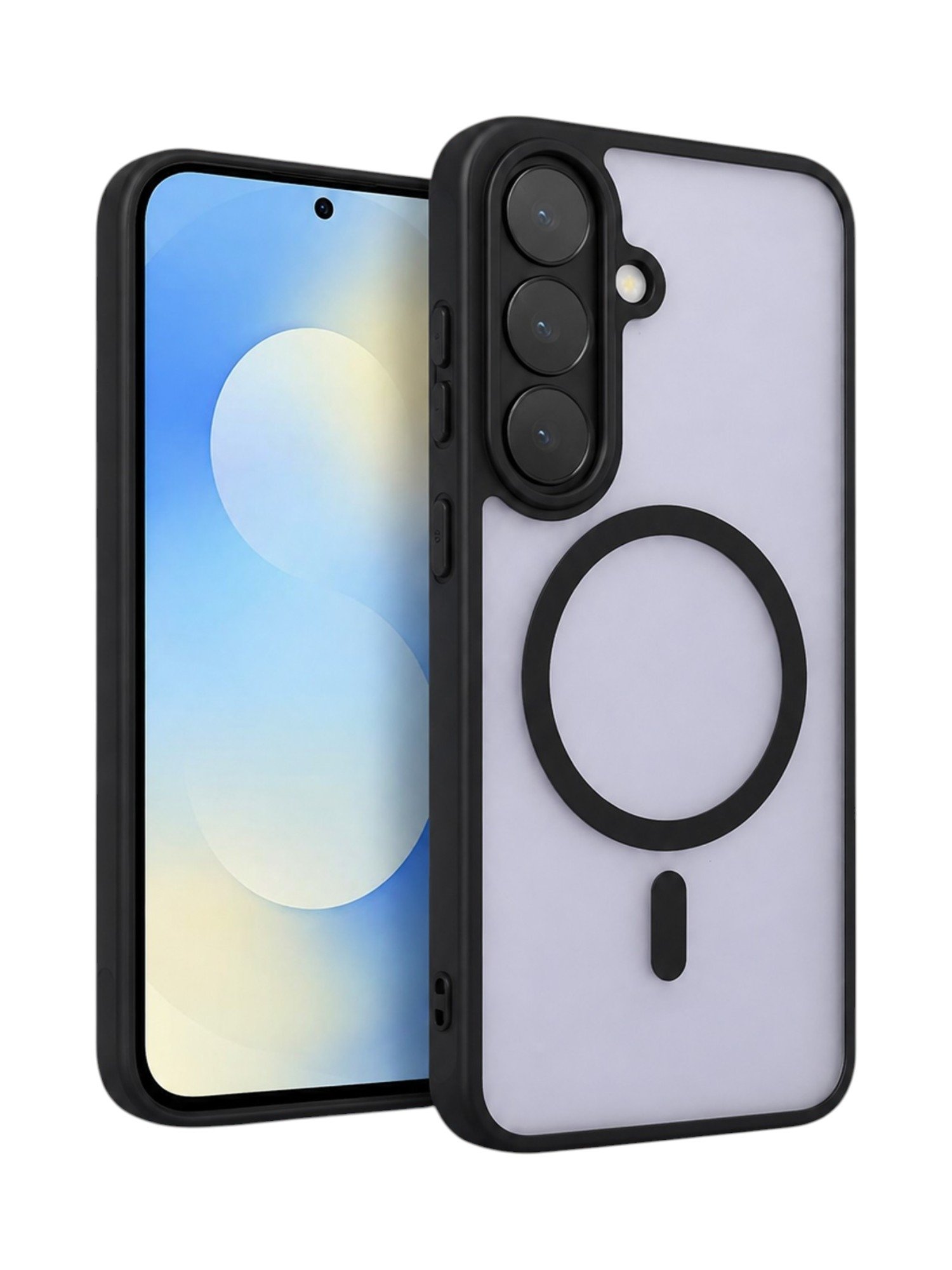Чехол Matte Hybrid Case для Samsung Galaxy S25 FE c MagSafe черный