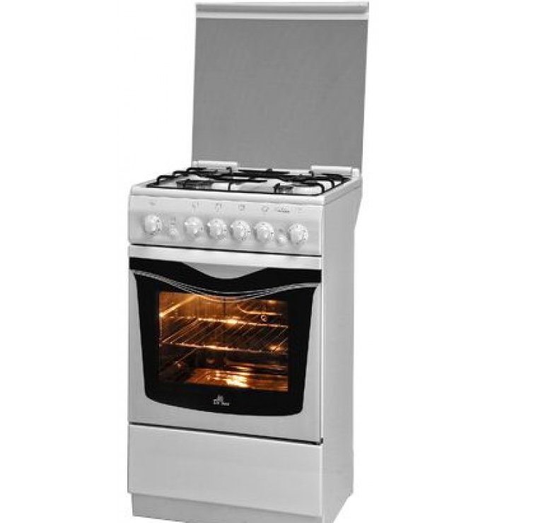 Плита De Luxe 5040.42г (кр) ЧР белый