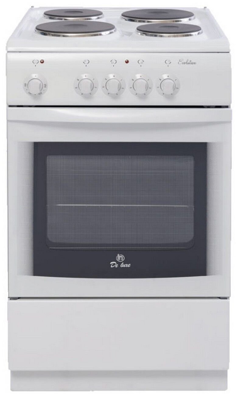 Плита De Luxe 506004.04э белый эмаль