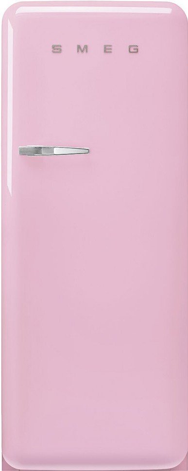 Холодильник SMEG FAB28RPK6 отдельностоящий, стиль 50-х, однокамерный, внутренняя морозильная камера, объем 270л (244 + 26) LED освещение