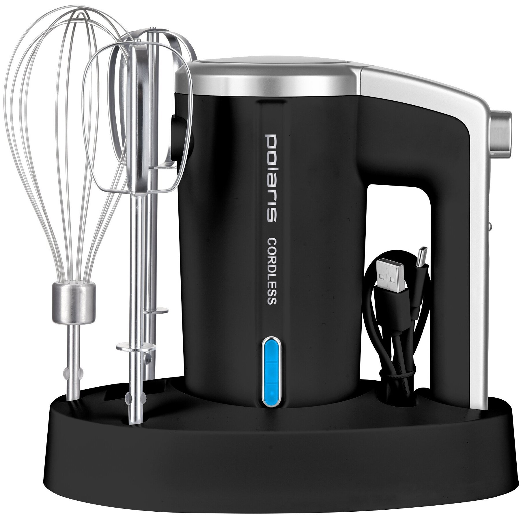 Миксер ручной Polaris PHM 2024 CordLess черный
