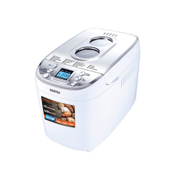 Хлебопечка Centek CT-1415 (бел/сталь)