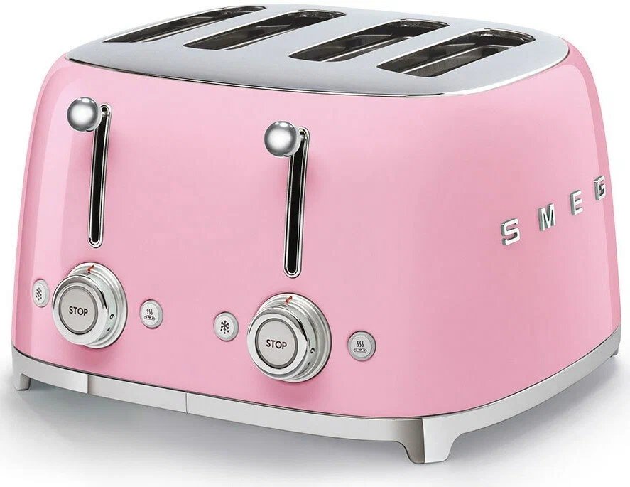 Тостер Smeg TSF03PKEU розовый