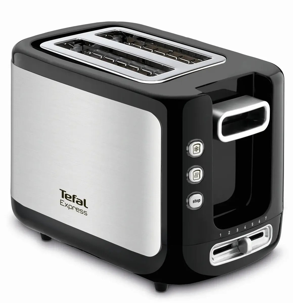 Тостер Tefal TT365031 серебристый/черный