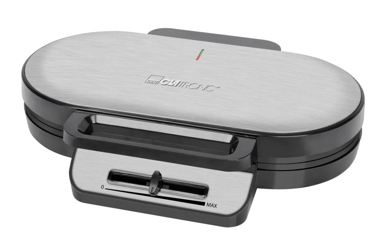 Вафельница Clatronic WA 3745 schwarz-inox