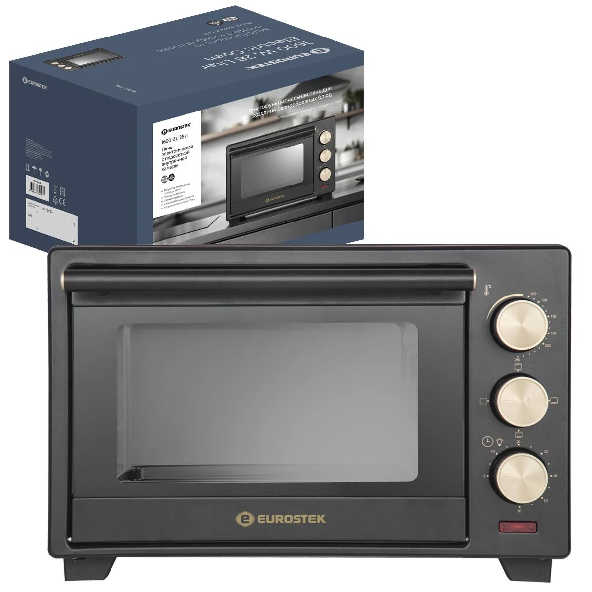 Мини-печь Eurostek EEO-2503B