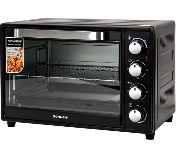 Мини-печь SONNEN EO-HL38K (458306) черная
