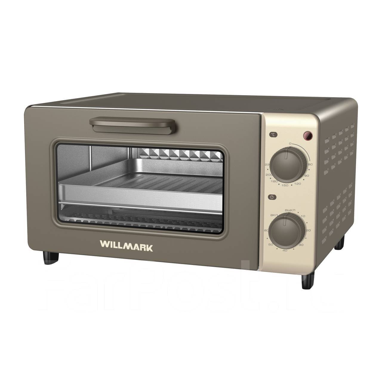 Мини-печь WILLMARK WO-181GB бежевый/серый