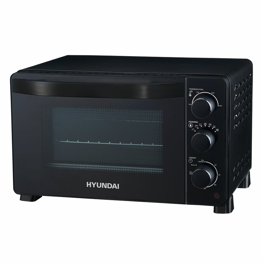 Мини-печь Hyundai MIO-HY080 23л. 1500Вт черный