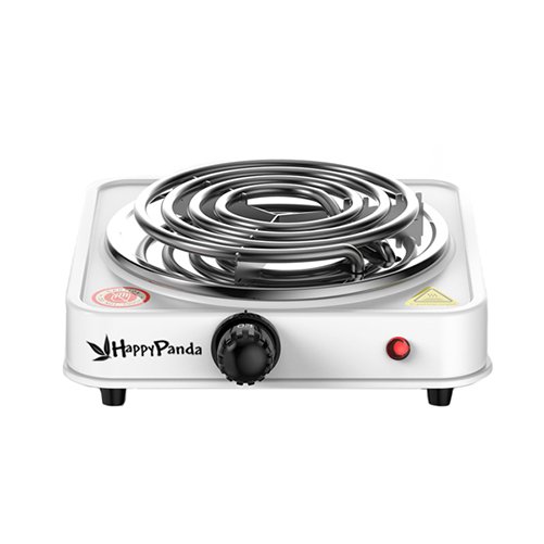Настольная плитка Happy Panda HP-08W 1500Вт 150мм 1конф/спир бел