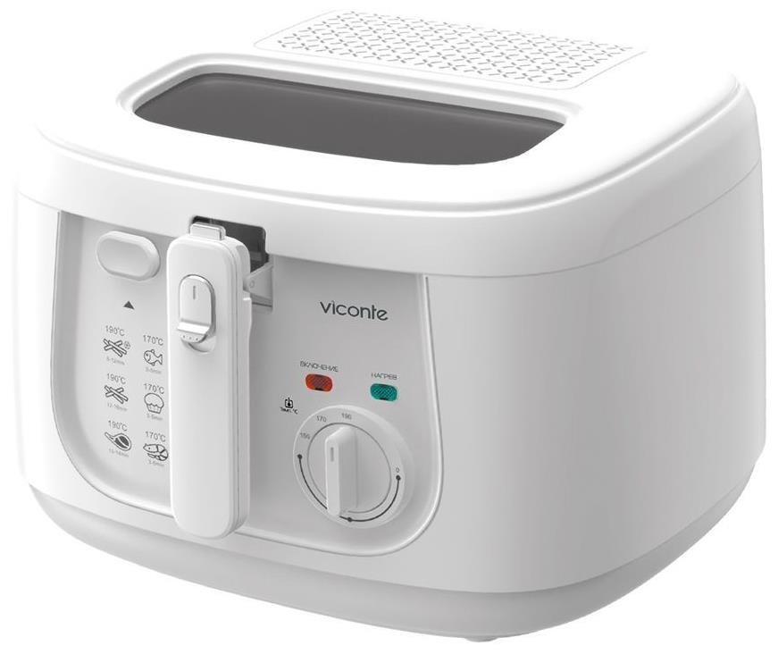 Фритюрница VICONTE VC-610 белая