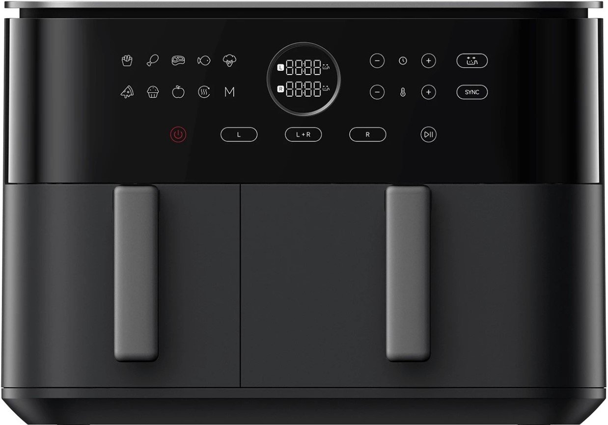 Аэрогриль Xiaomi Dual Zone Air Fryer 10L (MAF-D1001) черный