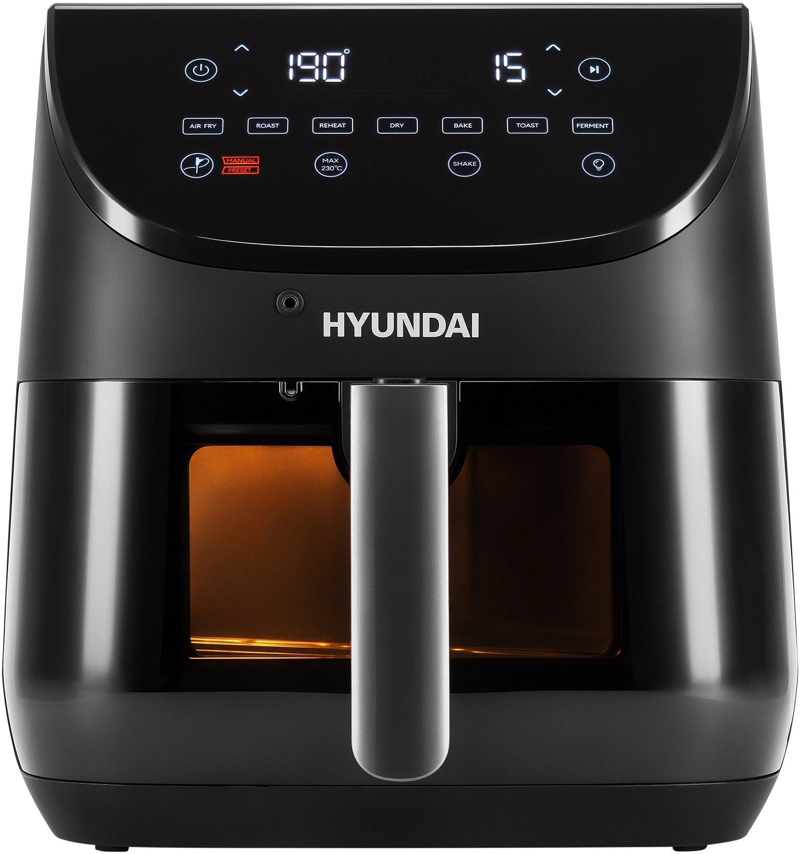 Аэрогриль Hyundai HYF-9090 6.5л 1700 Вт сливочный/черный