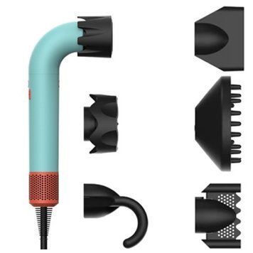 Фен для волос Beheart Hair Dryer X11 Pro EU (Насадок 6шт) Green