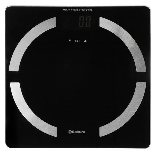 Весы напольные Sakura SA-5056BK черный