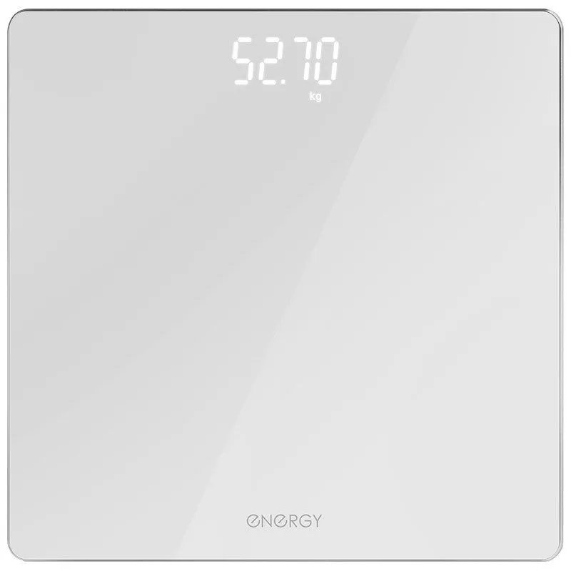 Весы напольные  электронные Energy EN-421 (стеклянная поверхность, 180 кг, цвет белый)