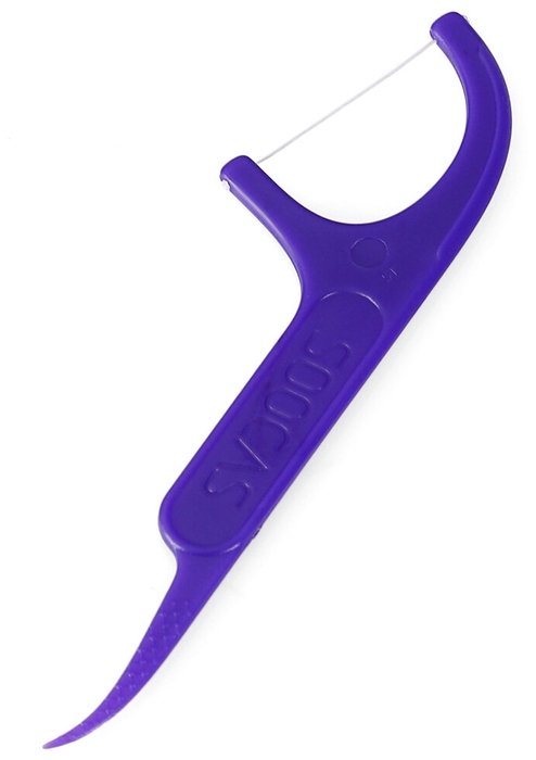 Зубная нить Xiaomi (Mi) SOOCAS Dental Floss Pick (1 pack) 50шт (D1) GLOBAL, фиолетовая