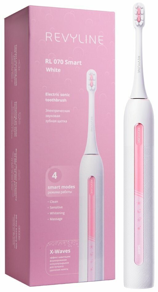 Электрическая зубная щетка REVYLINE RL 070 белый