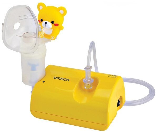 Ингалятор Omron NE-C24 Kids (NE-C801S-KDRU) компрессорный стационарный желтый