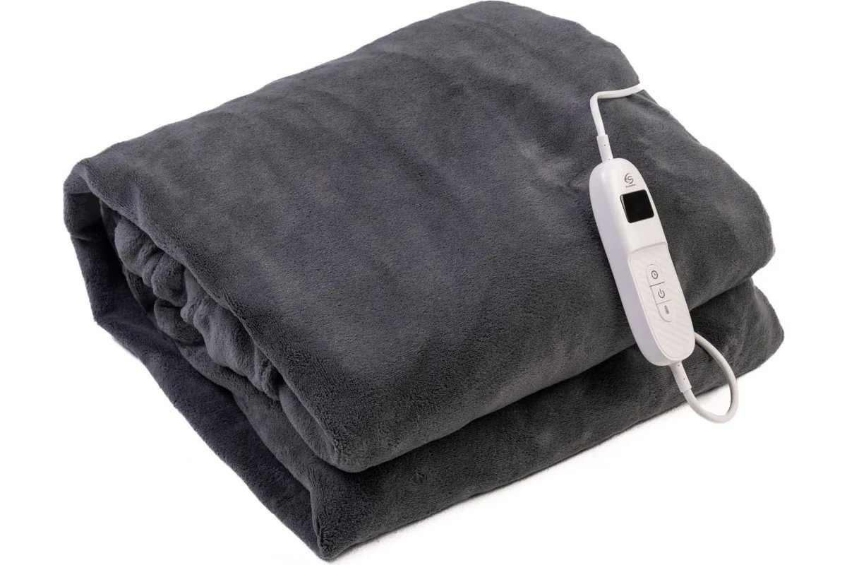 Электрический плед EcoSapiens Comfy ES-102 grey