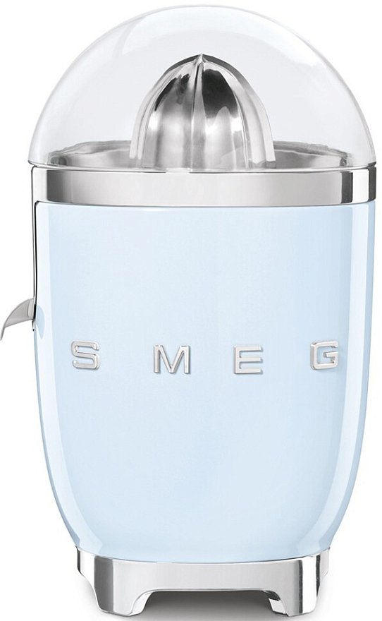 Соковыжималка SMEG CJF11PBEU для цитрусовых, стиль 50-х, ручной отжим, пастельный голубой
