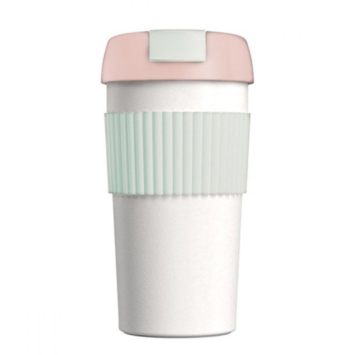 Термокружка Xiaomi Kiss Kiss Fish Rainbow 490ml S-U45C Pink Mint
