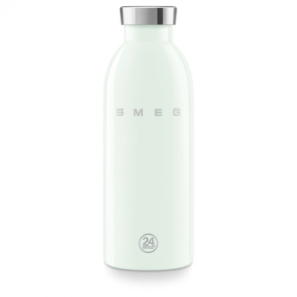 Термобутылка SMEG WBF01PG стиль 50-х гг, объем 500мл, поддержание тепла до 12 часов, пастельный зеленый