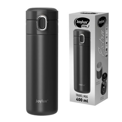 Термокружка JOYLUX Extra Style 700280 нерж, 400мл черный матовый