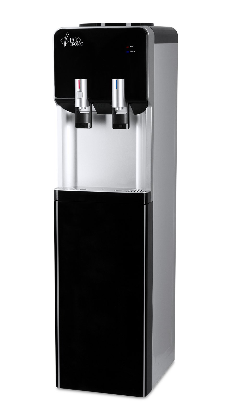 Кулер для воды ECOTRONIC M40-LCE, напольный, нагрев/охлаждение электронное, шкаф, 2 крана