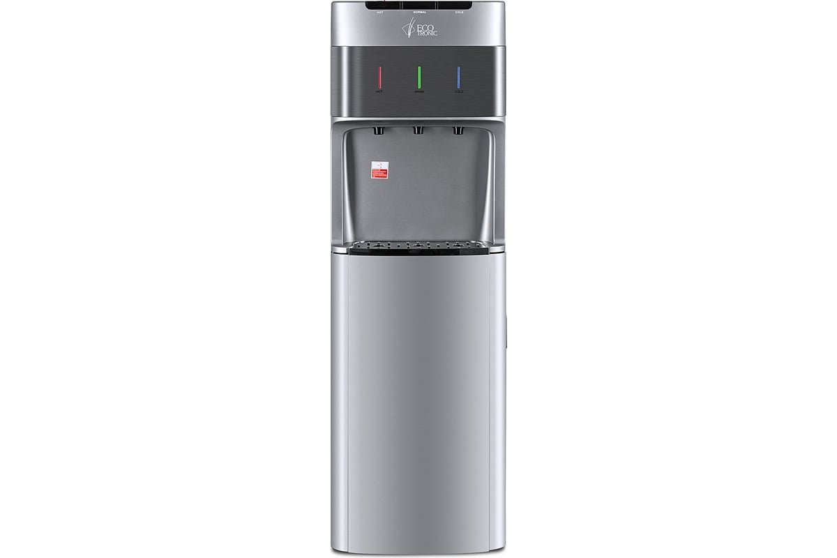Пурифайер для воды ECOTRONIC M30-U4LE напольный, нагрев/охлаждение электронное, 3 крана, серый
