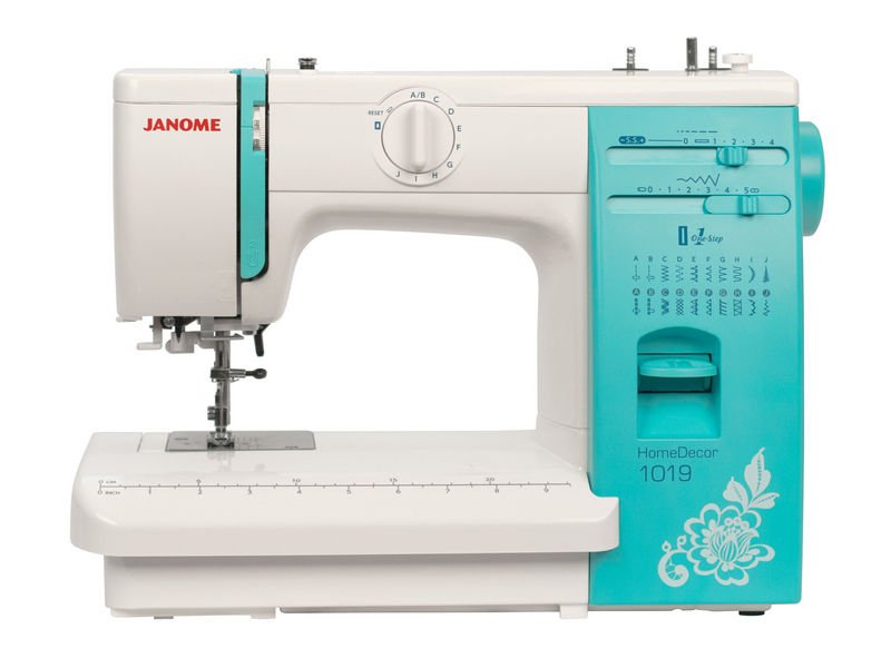 Швейная машина Janome HomeDecor 1019 (HomeDecor1019), электромеханическое управление, вертикальный челнок, количество операций: 19