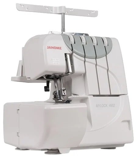 Оверлок Janome MYLOCK 4952 (ML4952), 3, 4-ниточный шов, ролевой шов, дифференциальная подача, скорость 1300 стежков/мин